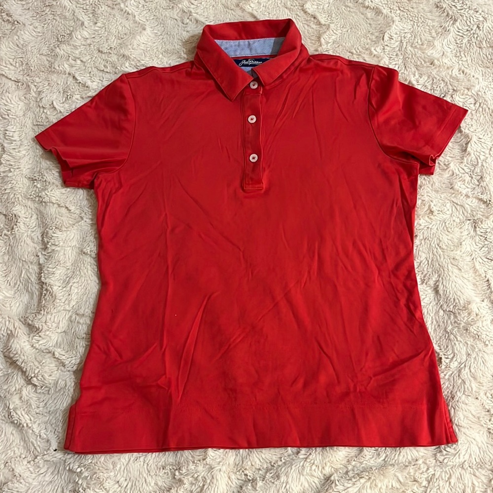 Jack Spicklaus True Red Shirt Polo Size M